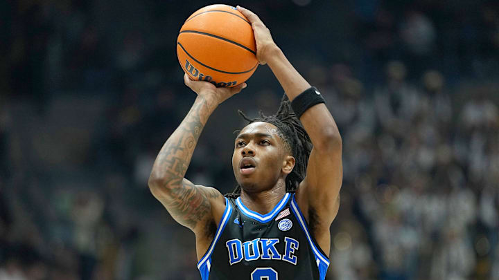 Duke v California; Duke basketball wing Isaiah Evans