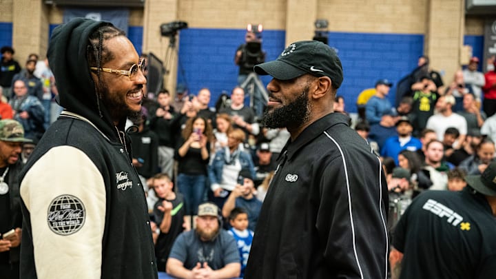 In a fun social media post, Syracuse basketball 4-star recruit Kiyan Anthony dishes on him and Melo vs. LeBron, Bronny James.