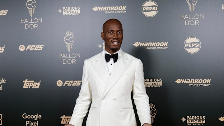 Didier Drogba at the Ballon D'or ceremony 