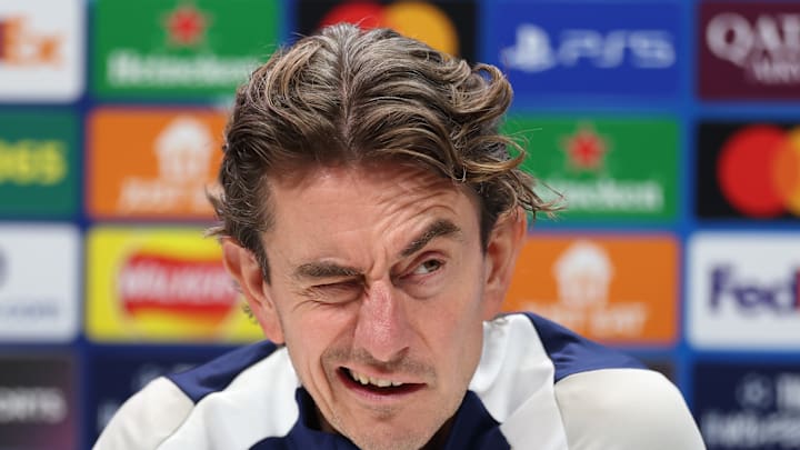 Tottenham Hotspur Training Session And Press Conference - UEFA Champions League 2025/26 League Phase Tottenham Hotspur Training Session And Press Conference - UEFA Champions League 2025/26 League Phase