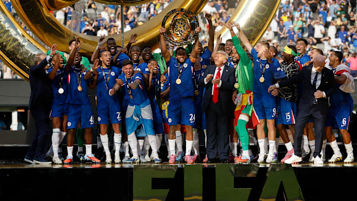 President And Mrs Trump Watch FIFA Club World Cup Final