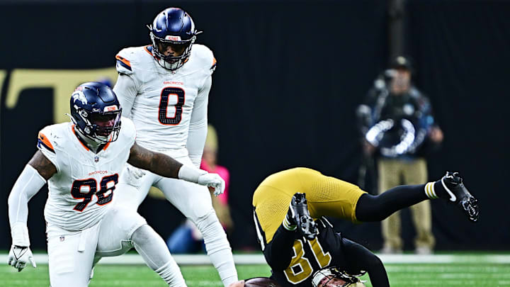 The New Orleans Saints and their fans are basically flipping out amid an injury-riddled five-game losing streak. QB Spencer Rattler was OK after this spill against Denver last week.