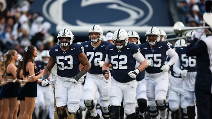 Nick Dawkins, Dominic Rulli, Nolan Rucci, Chimdy Onoh, Penn State Nittany Lions