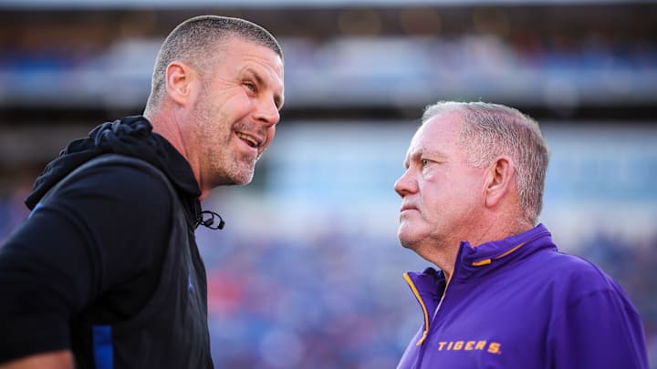Brian Kelly, Billy Napier, LSU Tigers, Florida Gators