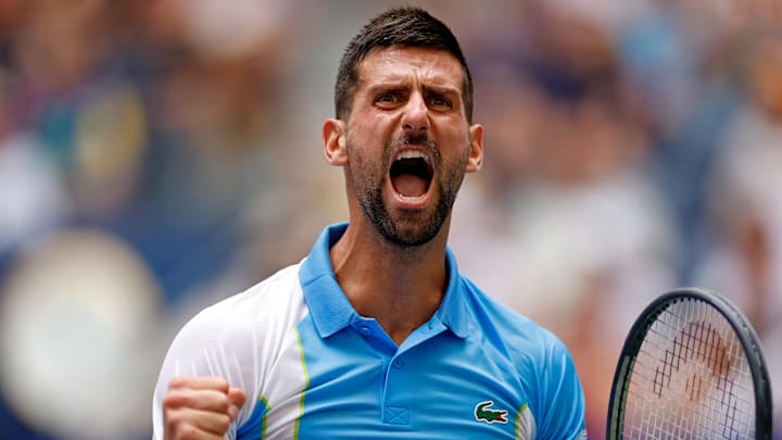 Novak Djokovic at the 2023 US Open