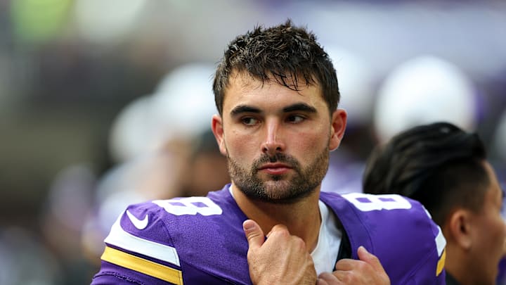 Sam Howell with the Minnesota Vikings Sam Howell with the Minnesota Vikings