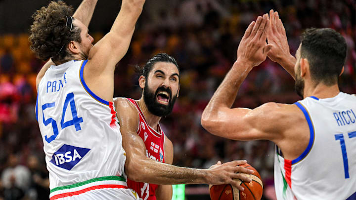 Everyone knows Goga Bitadze can be a gruff and physical interior presence. For Georgia, he is showing an ability to add a 3-point shot to his game. And that could change everything.