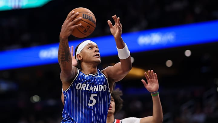 Paolo Banchero and the Orlando Magic lived in the paint against the Washington Wizards as they continue to find their way this season.