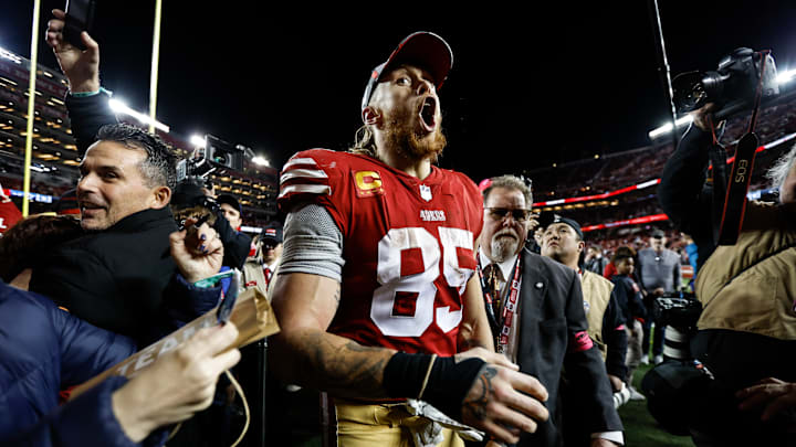 San Francisco 49ers tight end George Kittle (85) San Francisco 49ers tight end George Kittle (85)
