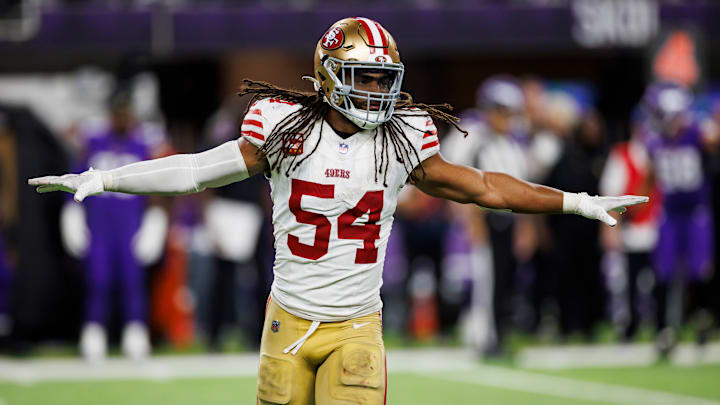 San Francisco 49ers linebacker Fred Warner (54)