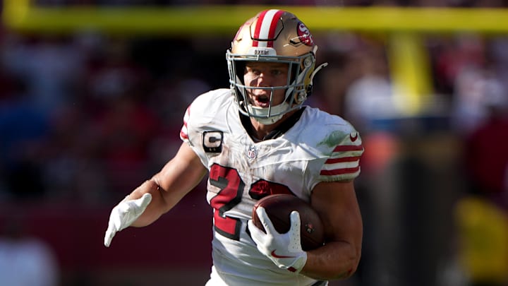 San Francisco 49ers running back Christian McCaffrey