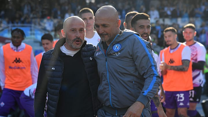 Vincenzo Italiano, left, and Luciano Spalletti will be trying to tactically outwit each other to win maximum Serie A points Vincenzo Italiano, left, and Luciano Spalletti will be trying to tactically outwit each other to win maximum Serie A points