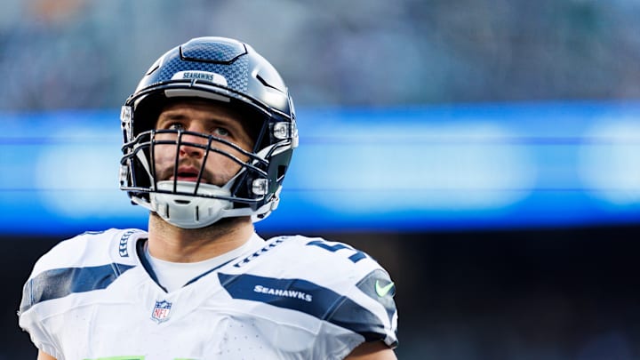 Patrick O'Connell with the Seattle Seahawks