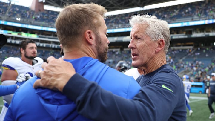Los Angeles Rams v Seattle Seahawks, Pete Carroll, Sean McVay