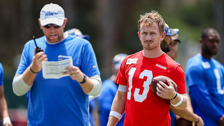 Los Angeles Rams Training Camp, John Wolford, Liam Coen