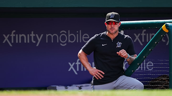 Miami Marlins manager Skip Schumaker