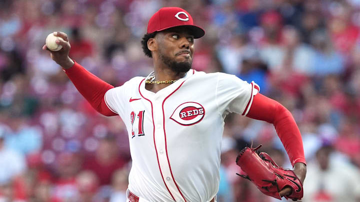 Cincinnati Reds pitcher Hunter Greene