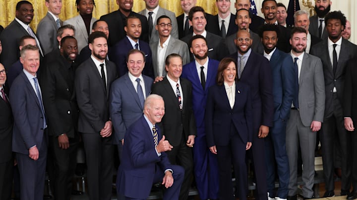 President Biden Welcomes The NBA Champions Golden State Warriors To The White House