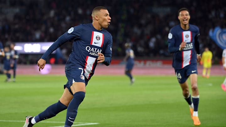 Mbappe scored twice against Ajaccio