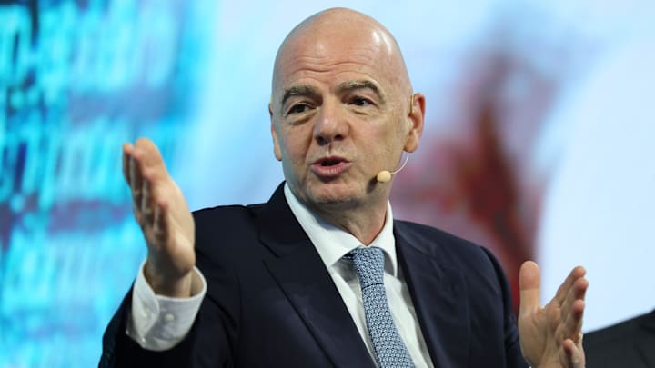 Gianni Infantino cherche constamment des nouveautés pour faire progresser le football Gianni Infantino cherche constamment des nouveautés pour faire progresser le football
