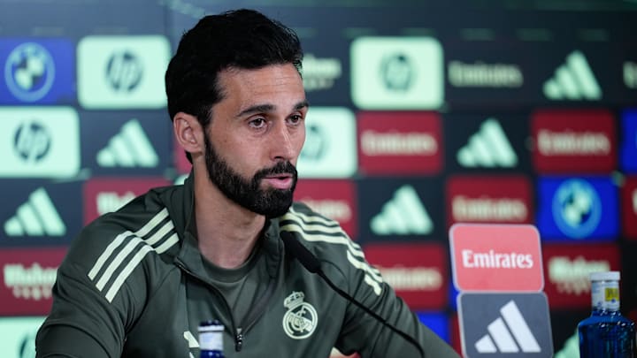 Alvaro Arbeloa Press Conference For Real Madrid - Laliga Ea Sports