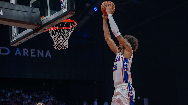 New York Knicks v Philadelphia 76ers - NBA Abu Dhabi Games 2025