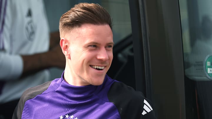 Marc-André ter Stegen darf sich über die Neuer-Nummer freuen. Marc-André ter Stegen darf sich über die Neuer-Nummer freuen.