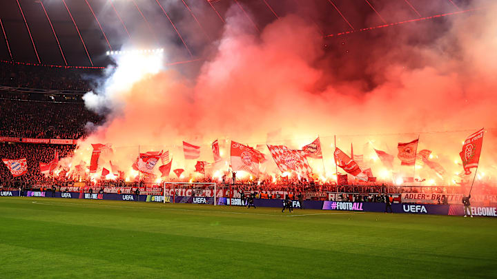 Die Südkurve brannte lichterloh