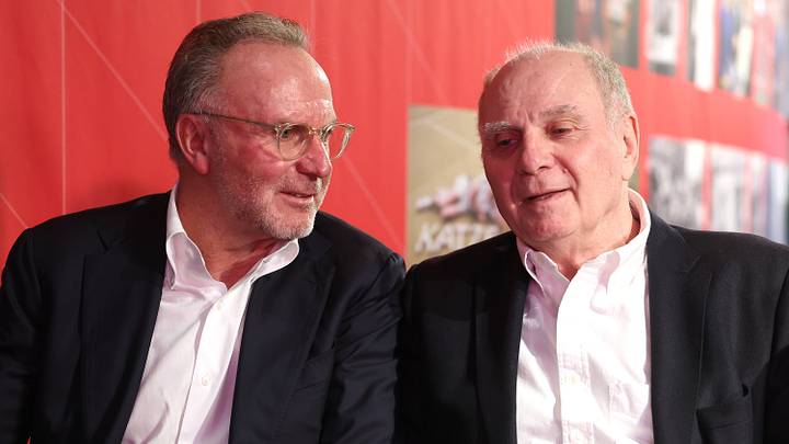 Karl-Heinz Rummenigge mit Uli Hoeneß