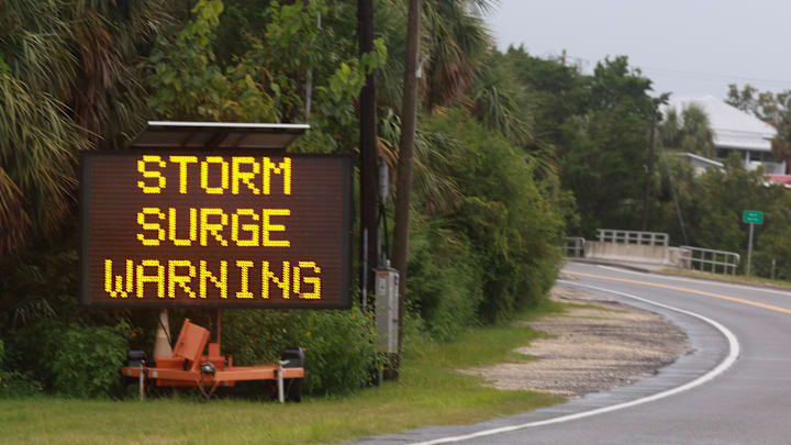 Tropical Storm Debby came with a storm surge warning in Florida's Big Bend region in 2024.