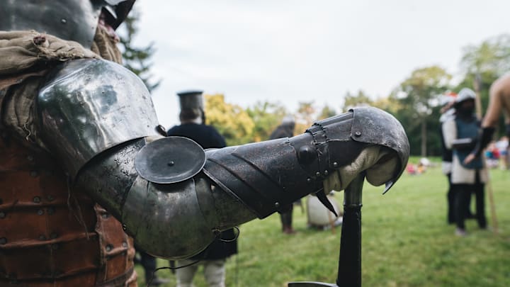 If you see a knight wearing a gauntlet, pray he keeps it on.