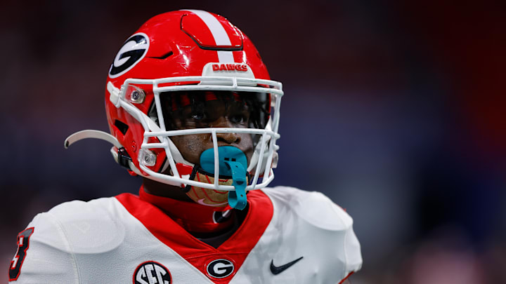 Georgia CB Kamari Lassiter during 2023 SEC Championship - Georgia v Alabama