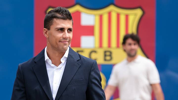 FC Barcelona Unveils New Signing Rodri FC Barcelona Unveils New Signing Rodri