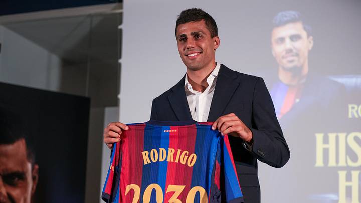 FC Barcelona Unveils New Signing Rodri FC Barcelona Unveils New Signing Rodri