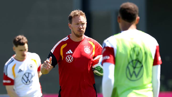 Julian Nagelsmann im Training mit dem DFB-Team Julian Nagelsmann im Training mit dem DFB-Team