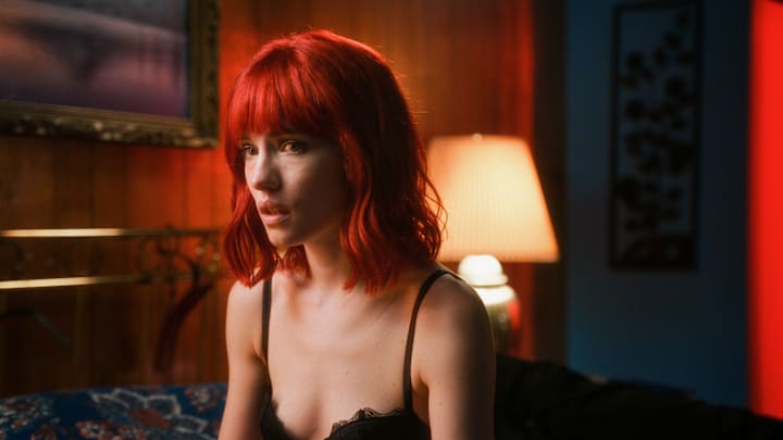 Willa Fitzgerald in Strange Darling, Photo Credit: Magenta Light Studios