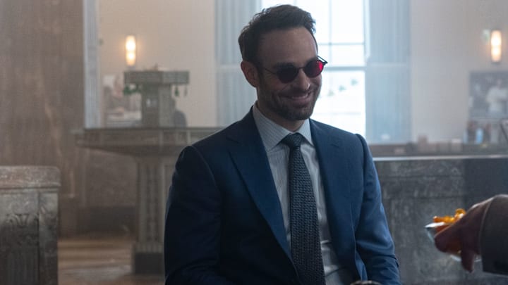 Daredevil/Matt Murdock (Charlie Cox) in Marvel Television's DAREDEVIL: BORN AGAIN, exclusively on Disney+. Photo by Giovanni Rufino. © 2025 MARVEL.