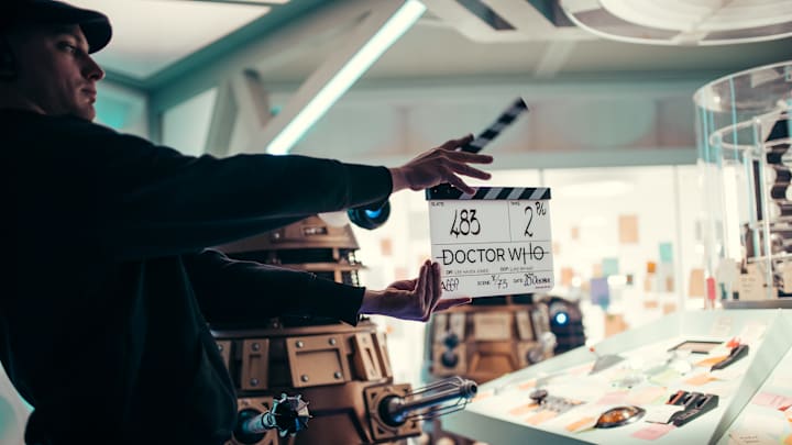 BTS, Daleks in TARDIS 2 - Doctor Who Special 2020: Revolution Of The Daleks - Photo Credit: James Pardon/BBC Studios/BBCA