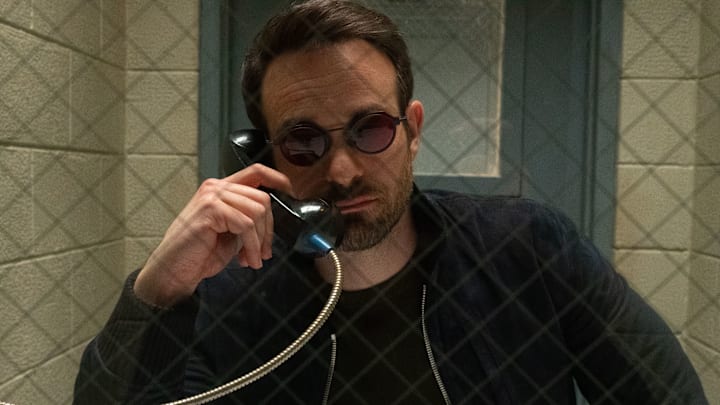 Daredevil/Matt Murdock (Charlie Cox) in Marvel Television's DAREDEVIL: BORN AGAIN, exclusively on Disney+. Photo by Giovanni Rufino. © 2025 MARVEL.