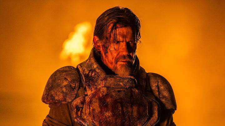 JOSH BROLIN as Gurney Halleck in Warner Bros. Pictures and Legendary Pictures’ action adventure “DUNE: PART TWO,” a Warner Bros. Pictures release. Photo Credit: Niko Tavernise © 2023 Warner Bros. Entertainment Inc. All Rights Reserved.