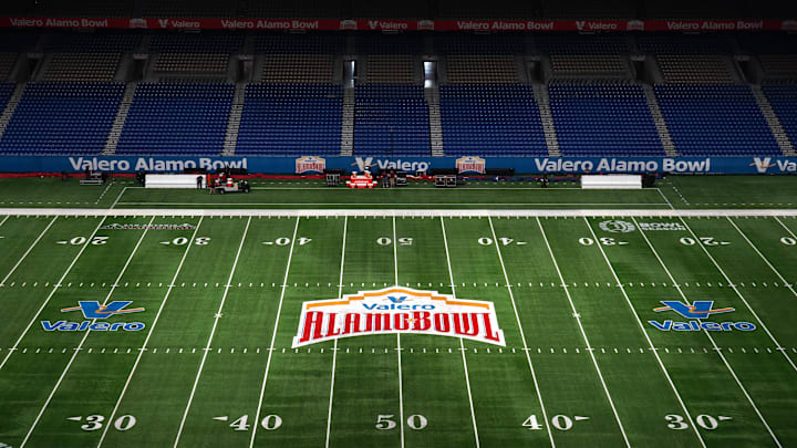 Oklahoma's only previous appearance in the Alamo Bowl in San Antonio was in 2021 when the Sooners defeated Oregon 47-32. No. 12 OU will meet No. 14 Arizona in this year's Alamo Bowl game on Dec. 28.