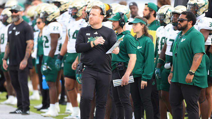 Alex Golesh said that while back-to-back bowl wins and winning seasons are fine, the time has come to take the next step in the program.
