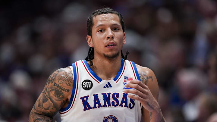 Kansas Jayhawks guard Tre White (3)