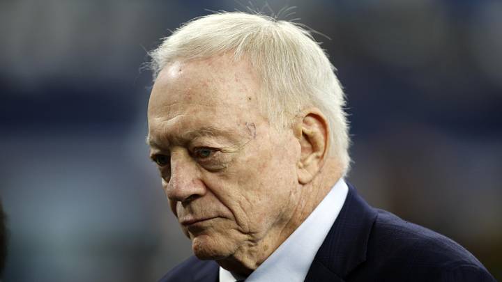 Dallas Cowboys owner Jerry Jones on the field Dallas Cowboys owner Jerry Jones on the field