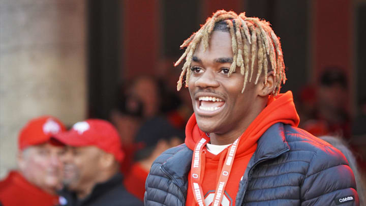 Recruit K.J. Bolden visits Ohio Stadium during the Ohio State, Michigan game.

Kj Bolden