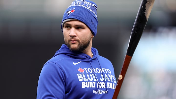 Toronto Blue Jays second baseman Isiah Kiner-Falefa Mandatory Credit: Kevin Ng-Imagn Images
