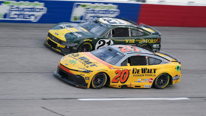 Josh Berry, Wood Brothers Racing, Christopher Bell, Joe Gibbs Racing, Darlington Raceway, NASCAR Josh Berry, Wood Brothers Racing, Christopher Bell, Joe Gibbs Racing, Darlington Raceway, NASCAR