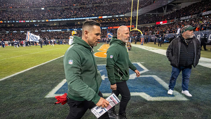 Green Bay Packers head coach Matt Lafleur walks off the field after their wild card playoff game Saturday, January 10, 2026 at Soldier Field in Chicago, Illinois. The Chicago Bears beat the Green Bay Packers 31-27.