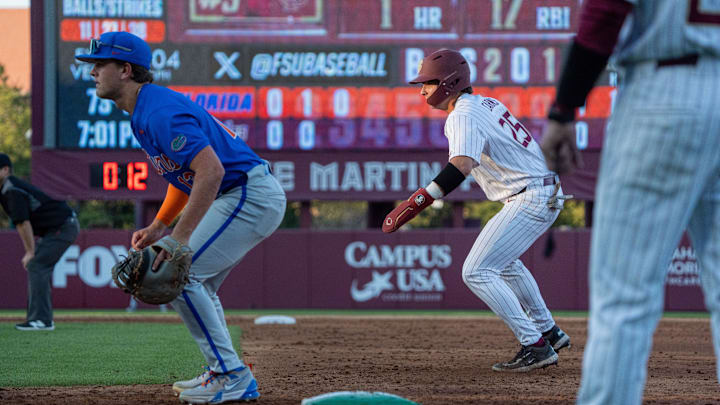 The Florida State Seminoles hosted the Florida Gators at Dick Howser Stadium on Tuesday, March 11, 2025.