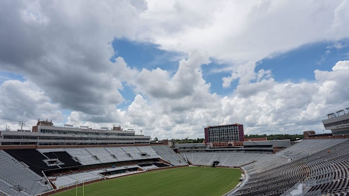 A view of the renovations being made to Doak Campbell Stadium as seen on Friday, July 18, 2025.